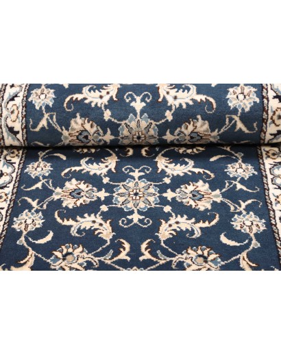 Tappeto Nain Kashmar Persia grigio bianco 80x285