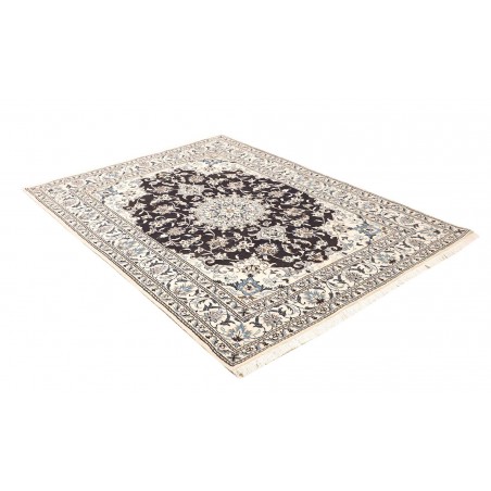 Tappeto Nain Kashmar Persia grigio 150x202