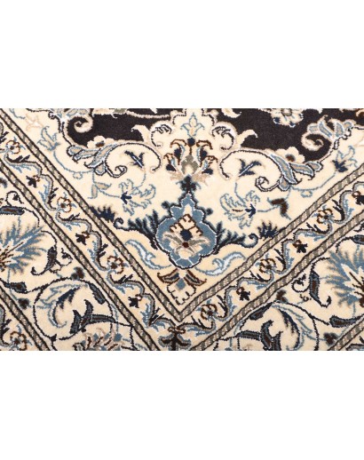 Tappeto Nain Kashmar Persia grigio 150x202