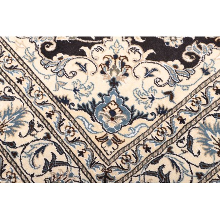 Tappeto Nain Kashmar Persia grigio 150x202