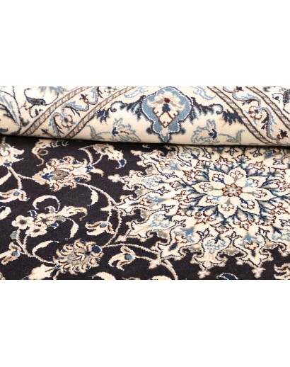 Tappeto Nain Kashmar Persia grigio 150x202