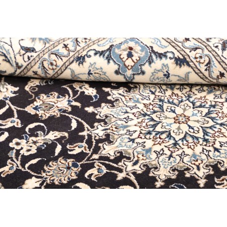 Tappeto Nain Kashmar Persia grigio 150x202