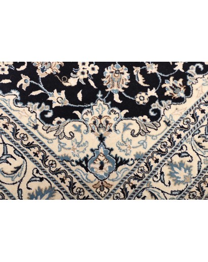 Tappeto Nain Kashmar Persia bianco grigio 150x203