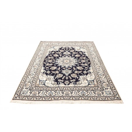 Tappeto Nain Kashmar Persia bianco grigio 150x210
