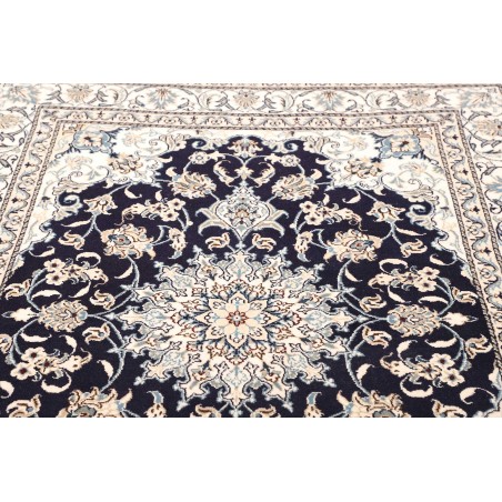 Tappeto Nain Kashmar Persia bianco grigio 150x210