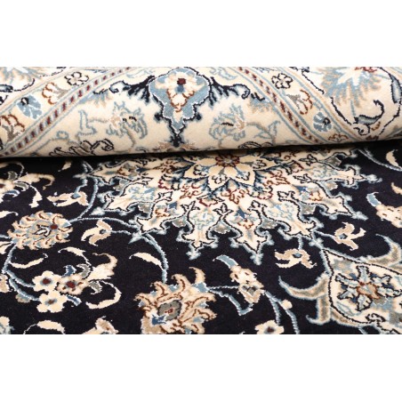 Tappeto Nain Kashmar Persia bianco grigio 150x212