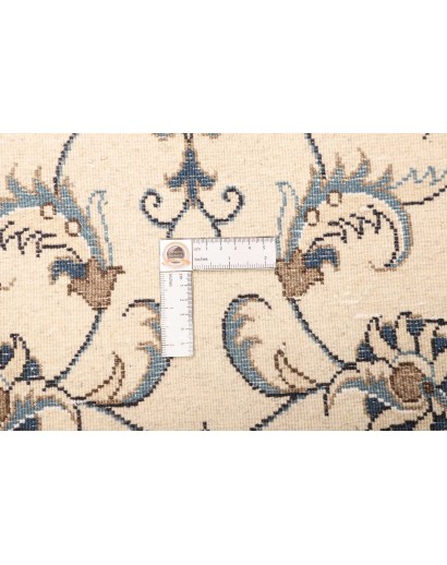 Tappeto Nain Kashmar Persia bianco grigio 78x210