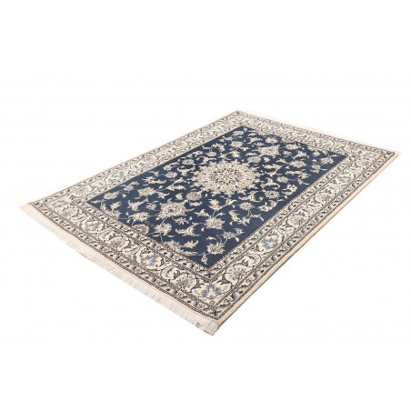 Tappeto Nain Kashmar Persia grigio 150x203