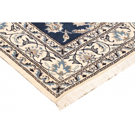 Tappeto Nain Kashmar Persia grigio 150x203
