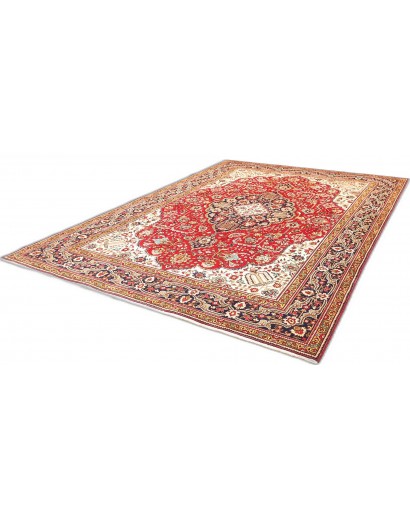 Tappeto Tabriz Persia marrone giallo 256x338