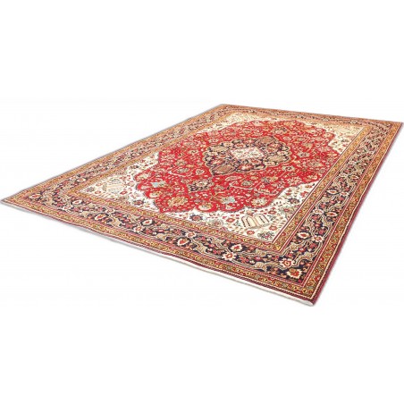 Tappeto Tabriz Persia marrone giallo 256x338