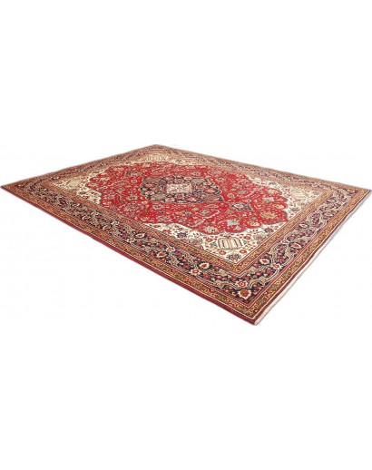 Tappeto Tabriz Persia marrone giallo 256x338