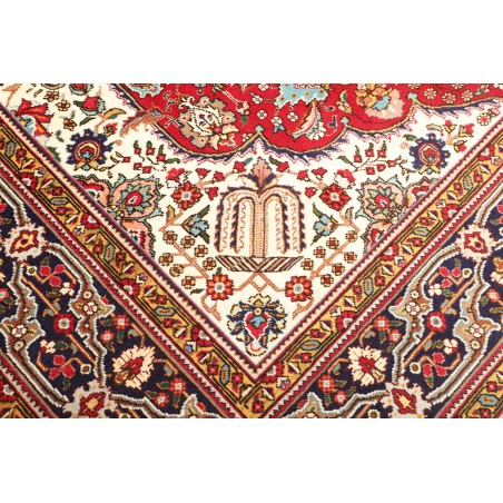 Tappeto Tabriz Persia marrone giallo 256x338