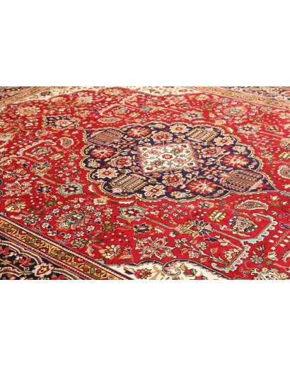 Tappeto Tabriz Persia marrone giallo 256x338