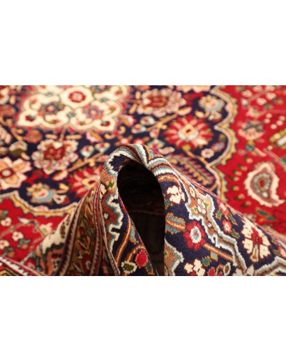 Tappeto Tabriz Persia marrone giallo 256x338