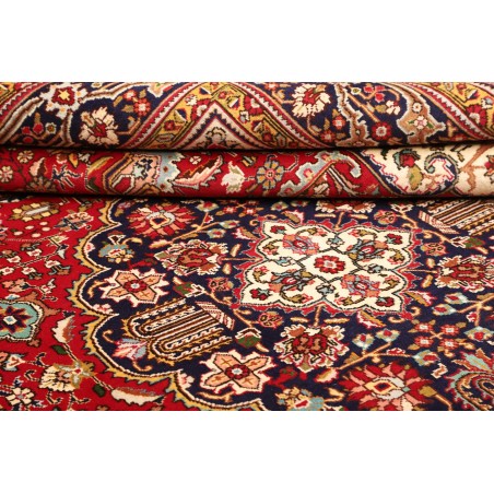 Tappeto Tabriz Persia marrone giallo 256x338