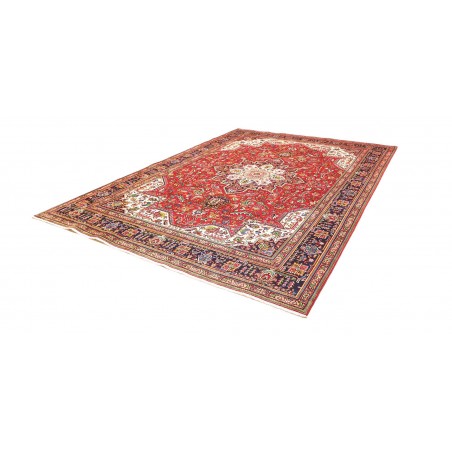 Tappeto Tabriz Persia marrone grigio 255x347
