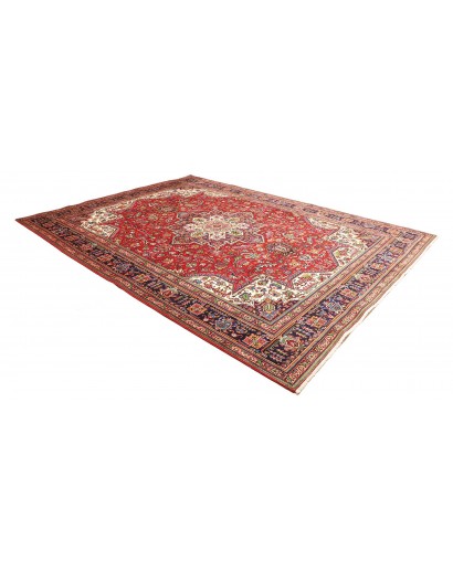Tappeto Tabriz Persia marrone grigio 255x347