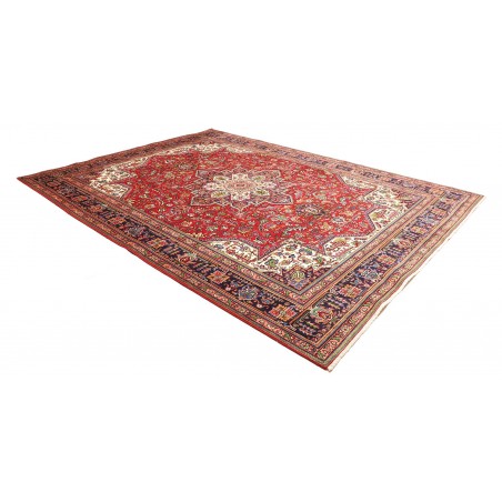 Tappeto Tabriz Persia marrone grigio 255x347
