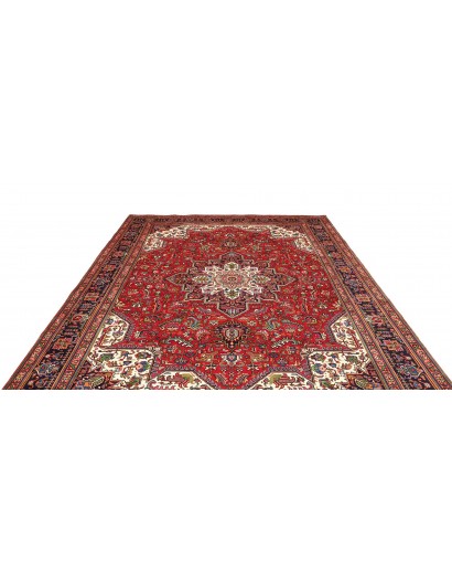 Tappeto Tabriz Persia marrone grigio 255x347