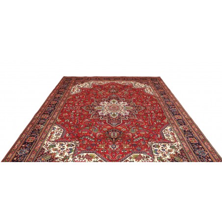 Tappeto Tabriz Persia marrone grigio 255x347