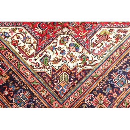 Tappeto Tabriz Persia marrone grigio 255x347