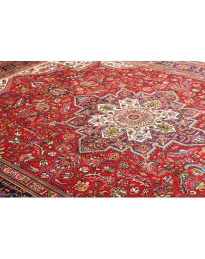 Tappeto Tabriz Persia marrone grigio 255x347