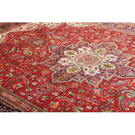 Tappeto Tabriz Persia marrone grigio 255x347