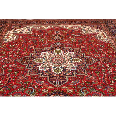 Tappeto Tabriz Persia marrone grigio 255x347