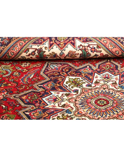 Tappeto Tabriz Persia marrone grigio 255x347