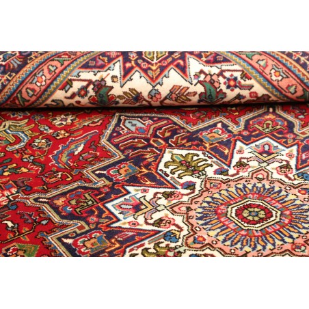 Tappeto Tabriz Persia marrone grigio 255x347