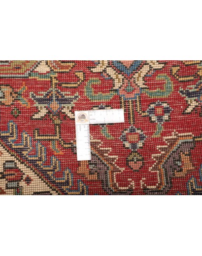 Tappeto Tabriz Persia marrone grigio 255x347
