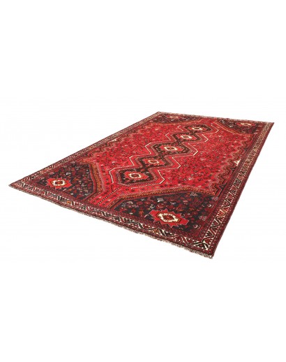 Tappeto Shiraz Persia marrone rosso 235x337