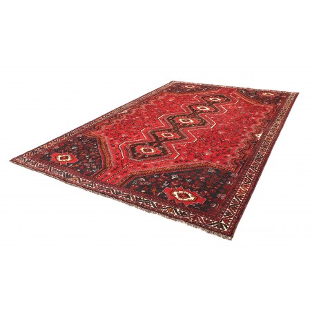 Tappeto Shiraz Persia marrone rosso 235x337