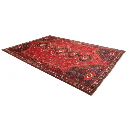 Tappeto Shiraz Persia marrone rosso 235x337