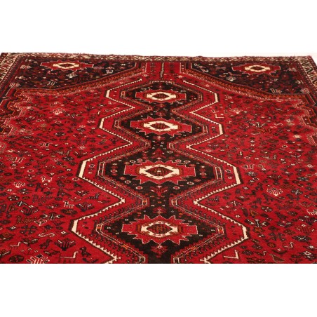 Tappeto Shiraz Persia marrone rosso 235x337