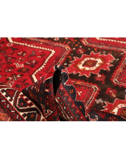 Tappeto Shiraz Persia marrone rosso 235x337