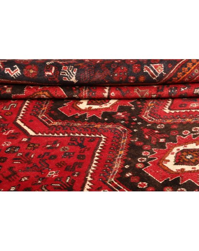 Tappeto Shiraz Persia marrone rosso 235x337