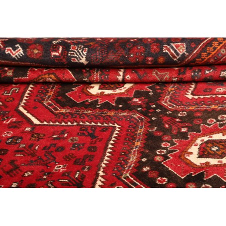 Tappeto Shiraz Persia marrone rosso 235x337