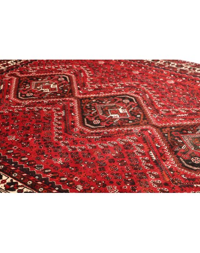 Tappeto Shiraz Persia marrone giallo 225x300