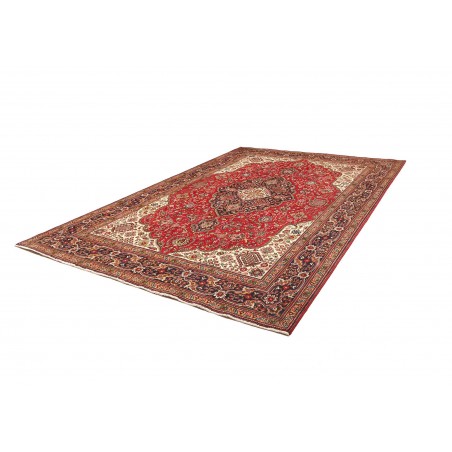 Tappeto Tabriz Persia marrone giallo 247x358