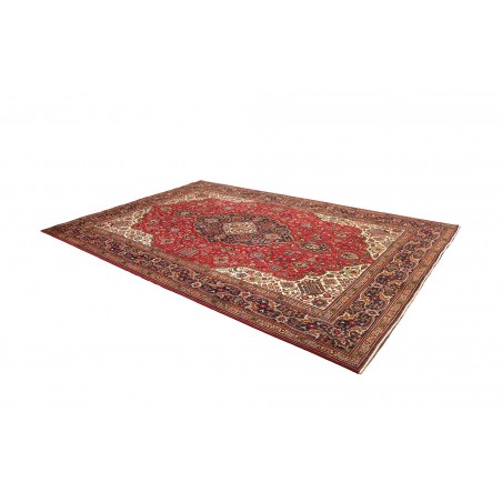 Tappeto Tabriz Persia marrone giallo 247x358