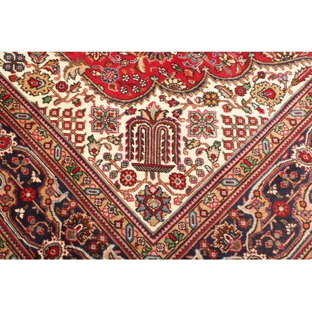 Tappeto Tabriz Persia marrone giallo 247x358