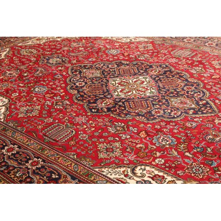 Tappeto Tabriz Persia marrone giallo 247x358