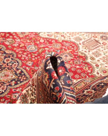 Tappeto Tabriz Persia marrone giallo 247x358