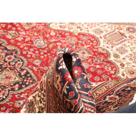 Tappeto Tabriz Persia marrone giallo 247x358