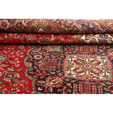 Tappeto Tabriz Persia marrone giallo 247x358