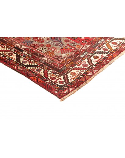 Tappeto Shiraz Persia marrone rosso 214x302