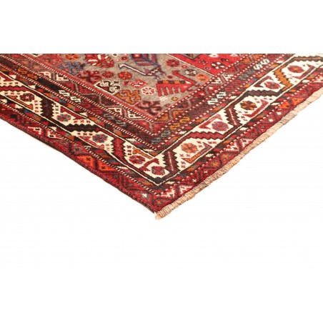 Tappeto Shiraz Persia marrone rosso 214x302