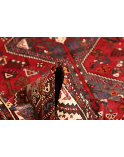 Tappeto Shiraz Persia marrone rosso 214x302